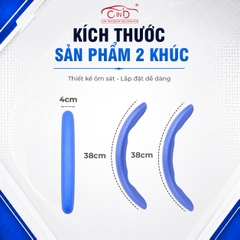 Ốp Bọc Vô Lăng CIND Carbon Nhám Thể Thao Mỏng Nhẹ Chống Trượt Phù Hợp Nhiều Dòng Xe