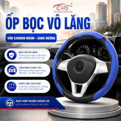 Ốp Bọc Vô Lăng CIND Carbon Nhám Thể Thao Mỏng Nhẹ Chống Trượt Phù Hợp Nhiều Dòng Xe