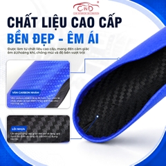 Ốp Bọc Vô Lăng CIND Carbon Nhám Thể Thao Mỏng Nhẹ Chống Trượt Phù Hợp Nhiều Dòng Xe