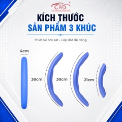 Ốp Bọc Vô Lăng CIND Carbon Nhám Thể Thao Mỏng Nhẹ Chống Trượt Phù Hợp Nhiều Dòng Xe