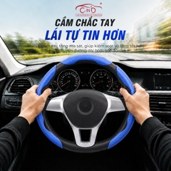 Ốp Bọc Vô Lăng CIND Carbon Nhám Thể Thao Mỏng Nhẹ Chống Trượt Phù Hợp Nhiều Dòng Xe