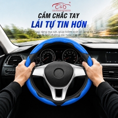 Miếng Ốp Bọc Vô Lăng Ô Tô CIND Carbon Nhám (Phiên Bản Nâng Cấp) Bám Tay Ma Sát Tốt Mỏng Nhẹ Chống Trượt Phù Hợp Nhiều Dòng Xe