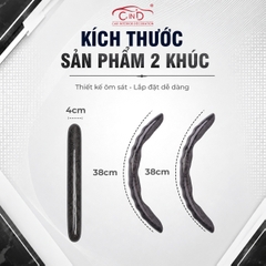 Ốp Bọc Vô Lăng CIND Vân Gỗ Đào Sang Trọng Mỏng Nhẹ Chống Trượt Phù Hợp Nhiều Dòng Xe