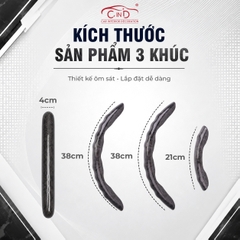 Ốp Bọc Vô Lăng CIND Vân Gỗ Đào Sang Trọng Mỏng Nhẹ Chống Trượt Phù Hợp Nhiều Dòng Xe