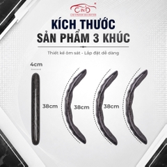 Ốp Bọc Vô Lăng CIND Vân Gỗ Đào (Phiên Bản Nâng Cấp) Sang Trọng Đẳng Cấp Mỏng Nhẹ Chống Trượt Phù Hợp Nhiều Dòng Xe