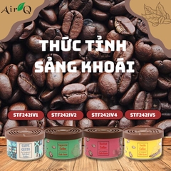 Sáp Thơm Ô Tô AIR-Q Caffe Gusto No242Iv-4 Cà Phê Sữa 36g - Nhập Khẩu Chính Hãng