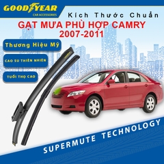 Gạt Mưa Dùng Cho Dòng Xe Toyota Camry 2007-2011 GOODYEAR Siêu Êm Không Rít Size Chuẩn