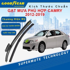 Gạt Mưa Dùng Cho Dòng Xe Toyota Camry 2012-2019 GOODYEAR Siêu Êm Không Rít Size Chuẩn