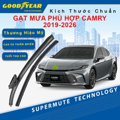 Gạt Mưa Dùng Cho Dòng Xe Toyota Camry 2019 GOODYEAR Siêu Êm Không Rít Size Chuẩn