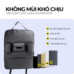 Túi Đựng Đồ Xe Hơi Đa Năng Sau Ghế Ô Tô CIND CD-L011 Da PU Màu Đen - Nhập Khẩu Chính Hãng