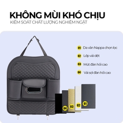 Túi Đựng Đồ Xe Hơi Đa Năng Sau Ghế Ô Tô CIND CD-N011 Da PU Màu Đen - Nhập Khẩu Chính Hãng