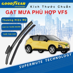 Gạt Mưa Dùng Cho Dòng Xe VinFast VF5 2022 GOODYEAR Siêu Êm Không Rít Size Chuẩn