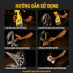 Xịt Làm Sạch Mâm & Vỏ Xe FORMULA 1 615264 680ml Đánh Bay Bụi Phanh Sáng Bóng Tức Thì - Nhập Khẩu Chính Hãng