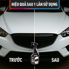 Xịt Phủ Bóng Màu Trắng Ceramic Color Wax SiO2 FORMULA 1 617963 680ml Làm Sáng Màu Xe Bóng Sáng Như Mới - Nhập Khẩu Chính Hãng