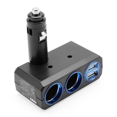Bộ Chia Tẩu Ô Tô 2 Ổ Và 2 Cổng Usb Không Dây AIR-Q PZ-710 - Nhập Khẩu Chính Hãng
