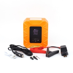 Bộ Khởi Động Khẩn Cấp Ô Tô 4in1 Đa Năng (Kích Bình, Bơm Lốp, Đèn LED, Sạc Dự Phòng) Màn Hình LCD Thông Minh X7 - Nhập Khẩu Chính Hãng