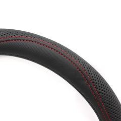 Bọc Vô Lăng CIND 5003 Size 3L Màu Đen Chỉ Đỏ - Nhập Khẩu Chính Hãng