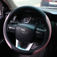 Bọc Vô Lăng CIND 8291 Size M Màu Đen Hồng - Nhập Khẩu Chính Hãng