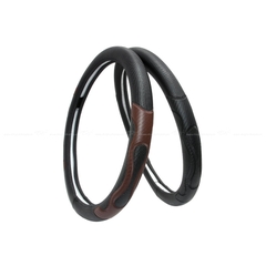 Bọc Vô Lăng CIND LP-881 Size M Màu Đen Nâu - Nhập Khẩu Chính Hãng