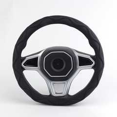 Bọc Vô Lăng D-Cut CIND Y019D Size M Màu Đen Da PU Lõi TPE Chống Trượt Siêu Êm - Nhập Khẩu Chính Hãng