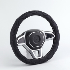 Bọc Vô Lăng D-Cut CIND Y019D Size M Màu Đen Da PU Lõi TPE Chống Trượt Siêu Êm - Nhập Khẩu Chính Hãng