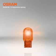 Combo 10 Bóng Đèn Chân Ghim Lớn 1 Tim OSRAM Original T20 WY21W 12V 21W Màu Vàng - Nhập Khẩu Chính Hãng