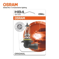 Bóng Đèn Halogen OSRAM Original HB4 12V 51W (Chân Cong) - Nhập Khẩu Chính Hãng