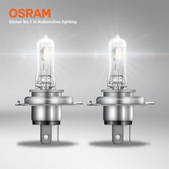 Combo 2 Bóng Đèn Halogen Tăng Sáng 100% OSRAM Night Breaker Silver H4 12V 60/55W - Nhập Khẩu Chính Hãng