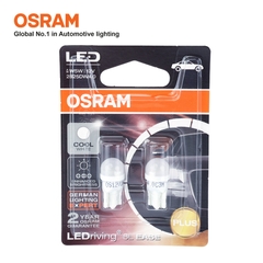 Combo 2 Bóng Đèn Led Chân Ghim Nhỏ OSRAM Standard T10 W5W 2825DW4.0 12V Màu Trắng Cool - Nhập Khẩu Chính Hãng