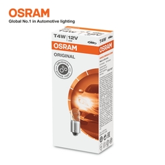 Combo 10 Bóng Đèn Soi Biển Số OSRAM Original T4W 12V 4W - Nhập Khẩu Chính Hãng