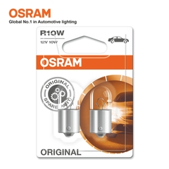 Combo 2 Bóng Đèn Xi Nhan 1 Tim OSRAM Original R10W 12V 10W (Chân Thẳng) - Nhập Khẩu Chính Hãng