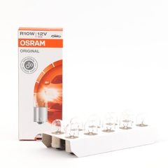 Combo 10 Bóng Đèn Ô Tô Tín Hiệu Xi Nhan 1 Tim Halogen OSRAM Original Dùng Cho Nhiều Dòng Xe Hơi Chân R10W 5008 12V 10W (Chân Thẳng)