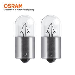 Combo 2 Bóng Đèn Xi Nhan 1 Tim OSRAM Original R10W 24V 10W (Chân Thẳng) - Nhập Khẩu Chính Hãng