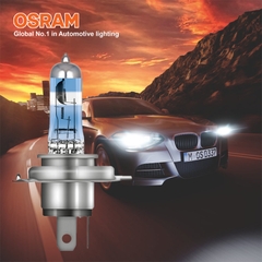 Combo 2 Bóng Đèn Halogen Tăng Sáng 200% OSRAM Night Breaker H4 64193NB200 12V 60/55W - Nhập Khẩu Chính Hãng