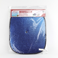 Combo 2 Tấm Che Nắng Ô Tô Xốp Cách Nhiệt Tròn Nhỏ Màu Lam Phủ Bạc CIND CD-C044 (36x44cm) - Nhập Khẩu Chính Hãng