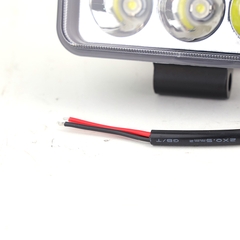 Đèn LED Trợ Sáng Bảng Chữ Nhật Viair 6 Bóng Trắng 12-30V (77x111mm)