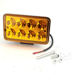 Đèn LED Trợ Sáng Bảng Chữ Nhật Viair 8 Bóng Vàng 12-30V (99x152mm)