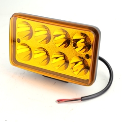 Đèn LED Trợ Sáng Bảng Chữ Nhật Viair 8 Bóng Vàng 12-30V (99x152mm)