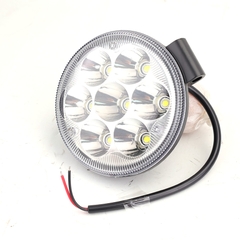 Đèn LED Trợ Sáng Tròn Viair 7 Bóng Trắng 12-30V