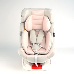 Ghế An Toàn Cho Trẻ Em QM-360A ISOFIX + Xoay 360° Thông Minh + Khoá An Toàn 5 Điểm Phiên Bản Hiện Đại Màu Hồng Ngọt Ngào - Nhập Khẩu Chính Hãng