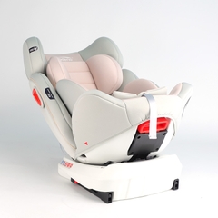 Ghế An Toàn Cho Trẻ Em QM-360A ISOFIX + Xoay 360° Thông Minh + Khoá An Toàn 5 Điểm Phiên Bản Hiện Đại Màu Hồng Ngọt Ngào - Nhập Khẩu Chính Hãng