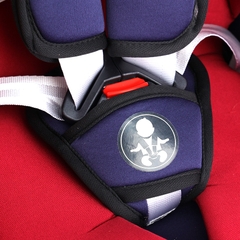 Ghế An Toàn Cho Trẻ Em QM-701A ISOFIX + LATCH + Khoá An Toàn 5 Điểm Phiên Bản Nâng Cấp Màu Đỏ Năng Động - Nhập Khẩu Chính Hãng