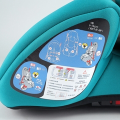 Ghế An Toàn Cho Trẻ Em QM-701A ISOFIX + LATCH + Khoá An Toàn 5 Điểm Phiên Bản Nâng Cấp Màu Xanh Hiện Đại - Nhập Khẩu Chính Hãng