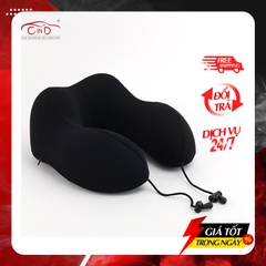 Gối Cổ Chữ U Cao Su Non Định Hình Đa Năng Massage Xoay 2 Chiều Hồng Ngoại Tích Điện CIND Chống Đau Mỏi Vai Gáy, Tựa Cổ Đi Máy Bay, Ô Tô, Du Lịch, Văn Phòng - Nhập Khẩu Chính Hãng