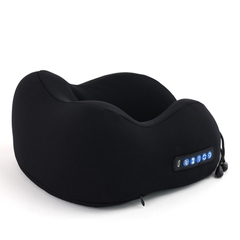 Gối Cổ Chữ U Cao Su Non Định Hình Đa Năng Massage Xoay 2 Chiều Hồng Ngoại Tích Điện CIND Chống Đau Mỏi Vai Gáy, Tựa Cổ Đi Máy Bay, Ô Tô, Du Lịch, Văn Phòng - Nhập Khẩu Chính Hãng