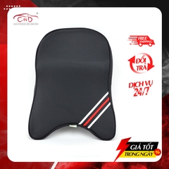 Gối Tựa Đầu Cao Su Non Bọc Da CIND QF001 Màu Đen - Nhập Khẩu Chính Hãng
