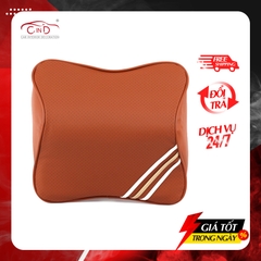 Gối Tựa Đầu Cao Su Non Bọc Da CIND QF002 Màu Nâu - Nhập Khẩu Chính Hãng