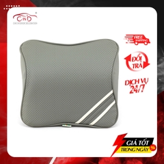 Gối Tựa Đầu Cao Su Non Bọc Da CIND QF002 Màu Xám - Nhập Khẩu Chính Hãng