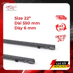 Combo 2 Lưỡi Gạt Mưa Loại A VIAIR R15 (22 Inch/550 mm) - Nhập Khẩu Chính Hãng