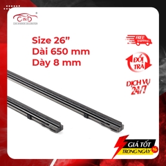 Combo 2 Lưỡi Gạt Mưa Loại A VIAIR R15 (26 Inch/650 mm) - Nhập Khẩu Chính Hãng